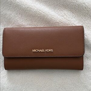 Michael Kors Tan Leather Wallet